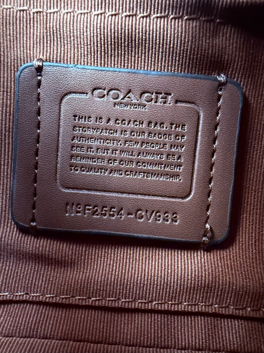 Coach Brown Signature Canvas Teri shoulder Bag - Picture 8 of 8